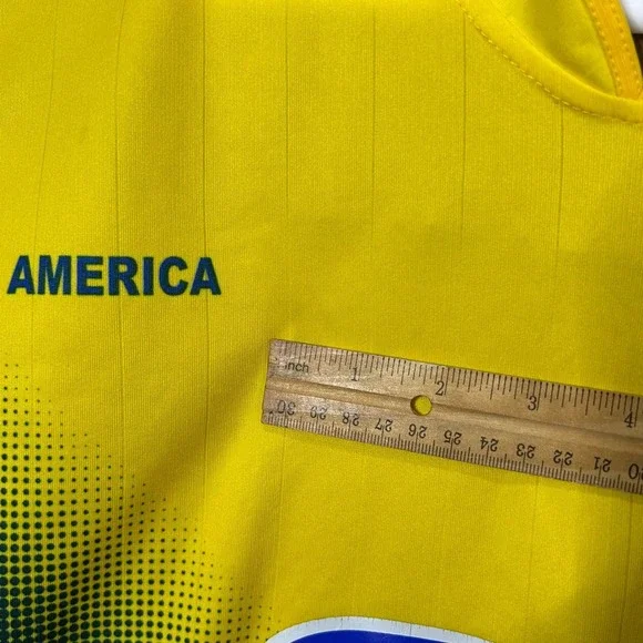 Club America Soccer Jersey Bimbo Yellow‎ Futbol Men's Size Medium - Picture 5 of 14
